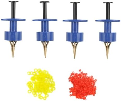 4PCS Pellet Bander Tool Set - 4-Claw Fishing Bait Holder with Rubber Bands for Coarse & Match Fishing, Durable Micro Bait Bands Banding Match Coarse Fishing Terminal Tackle by Unknown