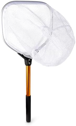UMT Livewell Bait Net – 8" Deep Mesh Hoop, 12" Non-Slip Foam Grip Handle – Saltwater & Freshwater Fishing - Image 3