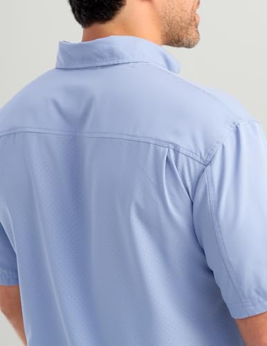 HUK Men's Tide Point Kc Scott Original Artwork Short Sleeve Shirt, Fishing Button Down - Image 5
