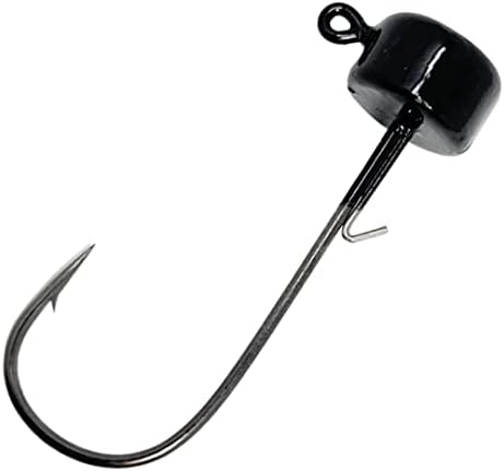Reaction Tackle Mushroom Jig Heads for Ned Rig Finesse Bass Fishing, Stand-Up Design with Standard and EWG Hook Options (25-Pack) - Image 2