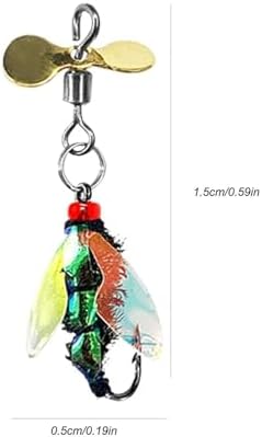 Fly Fishing Bait Flyfishing Gear Strong Grip Reflective Sequins - Image 2