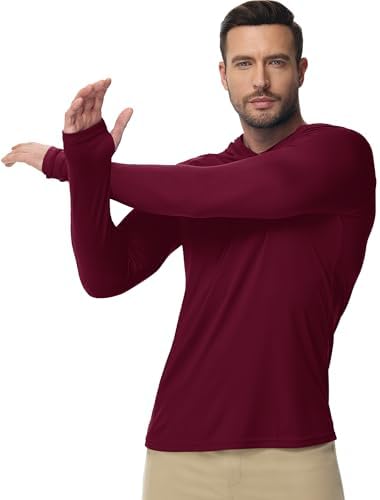 Boladeci Men's UPF 50+ Sun Protection Lightweight Hoodie Shirts Long Sleeve Fishing Shirt SPF UV Hiking Swim - Image 2