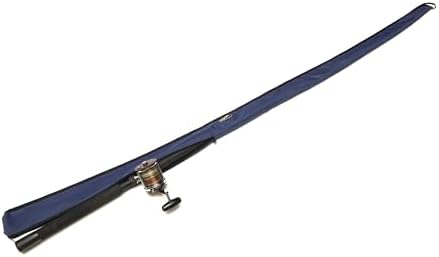 Premium Marine Canvas Fishing Rod Cover Bag Sleeve – Full-Enclosure Rod Protector – Fits One Fishing Rod – Head-to-Head-Zipper Design – Made in USA - Image 3