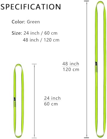 18MM Nylon Climbing Sling Runner 23KN CE2008/EN566 Rock Climbing Webbing Straps for Outdoor Climbing, Rappelling, Swing, Yoga Hammock etc - Image 4
