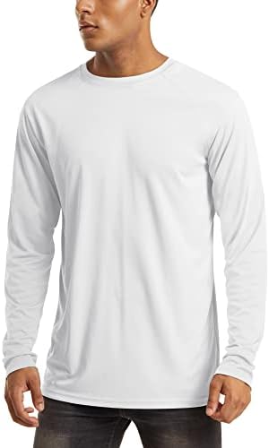 MAGCOMSEN Men's Long Sleeve Shirts UPF 50+ UV Sun Protection Athletic Shirts for Hiking Running Workout Rash Guard by MAGCOMSEN