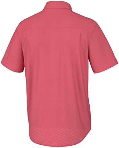 HUK Men's Tide Point Kc Scott Original Artwork Short Sleeve Shirt, Fishing Button Down - Image 5