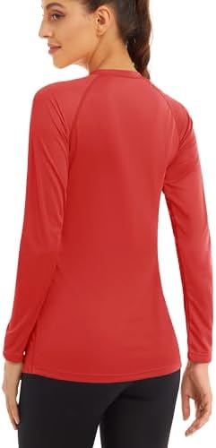 MAGCOMSEN Women's Long Sleeve Shirts UPF 50+ Sun Protection Shirts for Hiking Fishing Workout Rash Guard - Image 2