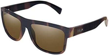 HUK Sunglasses, Polarized Lens Eyewear with Performance Frames, Fishing, Sports & Outdoors Sunglasses by HUK