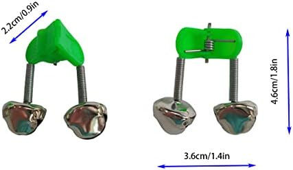 20 Pcs Plastic Fishing Rod Alarm Bell, Fishing Bells,Fishing Rod Bells,Plastic Fishing Bell Clips,Fishing Bells, Bells Fishing, Fishing Bells for Rods Clip, for All Kinds of Sea Rod - Image 3