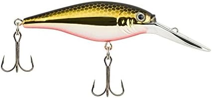 Berkley Flicker Shad Fishing Lure, Black Brass, 3/16 oz, 2in | 5cm Crankbaits, Size, Profile and Dive Depth Imitates Real Shad, Equipped with Fusion19 Hook - Image 2