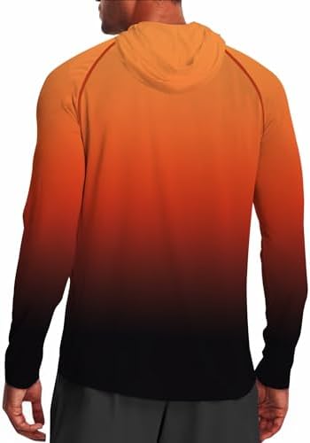 Men's UPF 50+ Sun Protection Hoodie, Long Sleeve Fishing Shirt - Image 2