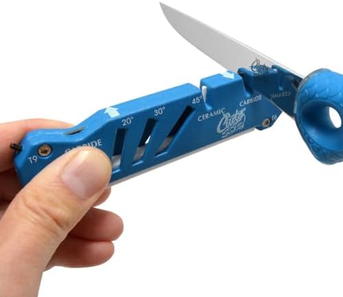 CUDA Knife, Shear & Hook Sharpener | Fishing Carbide & Ceramic Versatile Multi-Angle Sharpening Tool with T6, T8, T9, T10 & Flathead Drivers for Saltwater and Freshwater Use - Image 3