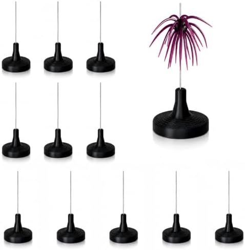 Universal Soft Bait Storage Holder System, Vertical Suspension Pin Design for Urchin & Dice Lures, Prevents Tentacle Deformation and Color Bleeding, 12 Pack (black) by Unknown