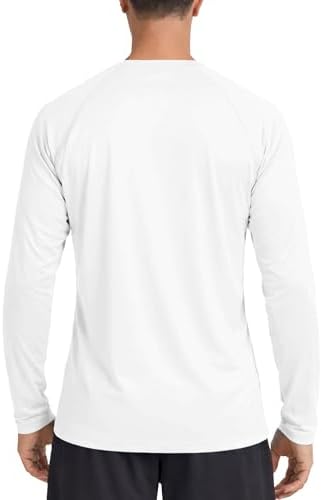 Boladeci Men's UPF 50+ Sun Protection UV SPF Shirts Long Sleeve Lightweight Quick Dry Swim T-Shirts Rash Guard - Image 6
