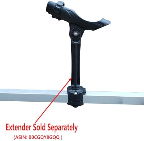 Brocraft Pontoon Boat Accessories/Pontoon Boat Square Rail Mount/Pontoon Boat Rod Holder Mount -Not Drilling Required - Image 6