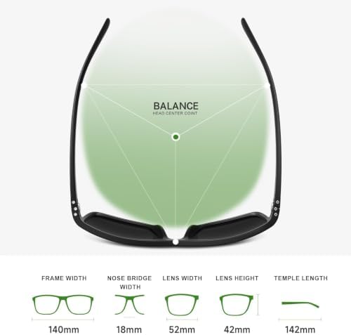 Fanshen Square Polarized Sunglasses for Men, 3 Pack Lightweight UV Protection Sun Glasses for Driving Fishing Golf - Image 5