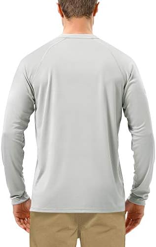 Roadbox Men's UPF 50+ UV Sun Protection Shirts, Long Sleeve Swim Rash Guard - Image 2