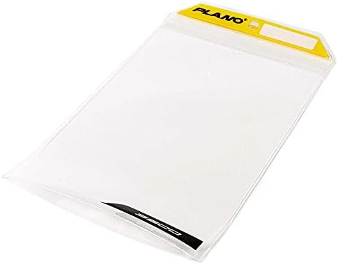 Plano StowAll Series 3600 Waterproof Storage Bag, 7.25”L x 11”H, Transparent, TPU Plastic Bags for Soft Baits & Fishing Tools, Water-Resistant Storage Bags by PLANO%C2%AEOutdoors