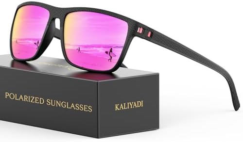 KALIYADI Polarized Sunglasses for Men, Lightweight Sun Glasses with UV Protection for Driving Fishing Golf by KALIYADI