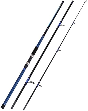 Fiblink Surf Fishing Rod Carbon Surf Spinning Rod Portable Travel Saltwater Beach Blue Surf Rod with SuperPolymer Handle 8'6"/9'/10'/12'/15' - Image 2
