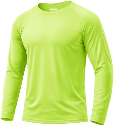 Boladeci Men's UPF 50+ Sun Protection UV SPF Shirts Long Sleeve Lightweight Quick Dry Swim T-Shirts Rash Guard by Boladeci