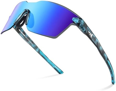 KastKing Tarkio Polarized Fishing Sunglasses, One Piece PC Lens Rimless by KastKing