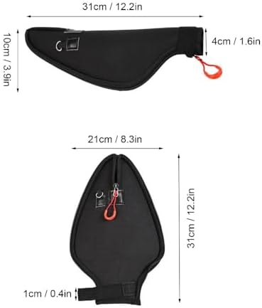 EVA Fishing Rod Tip Protector – Large Zipper Opening Protective Sleeve for Guide Rings & Telescopic Rods,Lightweight & Durable Rod Tip Cover‌ - Image 2
