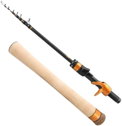 PURELURE Travel Telescopic Fishing Rods, Collapsible Fishing Pole 6ft/7ft by PURELUREOutdoor