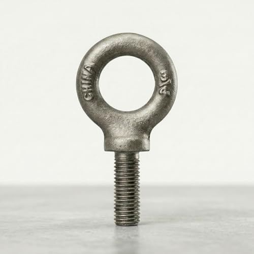 2 Pcs Lifting Shoulder Eye Bolts 3/4", Heavy Duty Eye Bolts with Lifting Shoulder, Eyebolts, Rigging Hardware and Fittings, Machinery Lifting Rings, Concrete and Metric Sizes, Rigging Accessories - Image 3