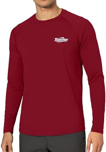 Men's Fishing Shirt Long Sleeve, UPF50+ UV Protection Sun Shirts, Quick Dry Graphic T Shirt for Running Hiking - Image 2