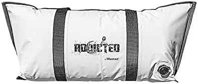 Mustad Addicted ADX Bonk Em All 38" Insulated Fish Cooler Bag, 500D PVC Tarpaulin, White - Pack of 1 by Mustad