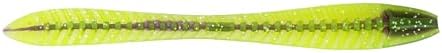 Northland Tackle Eye Candy Riggin Leech Floating 4.25" Soft Plastic Leech Lure for Walleye Fishing Jigs, Rigs, & Harnesses, 10 Colors, 5 Baits Per Pack by NorthlandFishingTackle