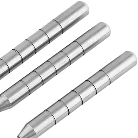 3PCS Fishing Bait Needle Aluminum Alloy Fishing Bait Needle Rigging with Drill Stringer Hook Needles for Saltwater Freshwater Anglers(Silver) - Image 3