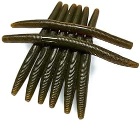 Senko Worms for Bass Fishing – 5.5 Inch Soft Plastic Stick Baits | Wacky Rig, Texas Rig, Ned Rig & Drop Shot | Largemouth & Smallmouth Bass | 8 Pack | Freshwater & Saltwater - Image 3