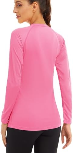MAGCOMSEN Women's Long Sleeve Shirts UPF 50+ Sun Protection Shirts for Hiking Fishing Workout Rash Guard - Image 2