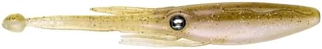 Nomad Design Live Ops Jerksquid 7” Unrigged Jerkshad Soft Bait Lure, Trophy-Class Squid with Reactor-UV & Glow, (3 Pack), for Striped Bass & Snapper by NomadDesign