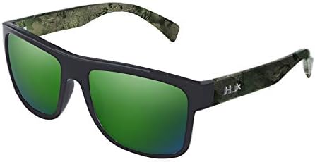 HUK Sunglasses, Polarized Lens Eyewear with Performance Frames, Fishing, Sports & Outdoors Sunglasses by HUK