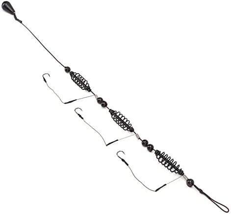 Artificial Lure Fish Hooks Cage 3 Set Trap Basket and Fishing Feeder Tackle Bait Trap Cage Feeder Basket Holder for Carp Spring Fishing with Strong High Carbon Steel Hooks Prevent - Image 7