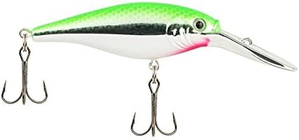 Berkley Flicker Shad Fishing Lure, Lime Chrome, 5/16 oz, 2 3/4in | 7cm Crankbaits, Size, Profile and Dive Depth Imitates Real Shad, Equipped with Fusion19 Hook - Image 2