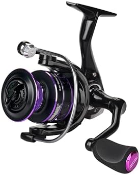 Rikimaru VT Spinning Reels, Carbon Fiber 30LBs Max Drag, 9+1 Shielded BB, Freshwater Spinning Fishing Reel, 5.1:1/6.2:1, 2000, 3000, 4000, 5000，6000, 7000 Series by RikimaruFishingTackle