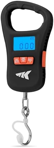 KastKing ToughTide USB Charging Fishing Scale, Fishing Gear, Black by KastKing