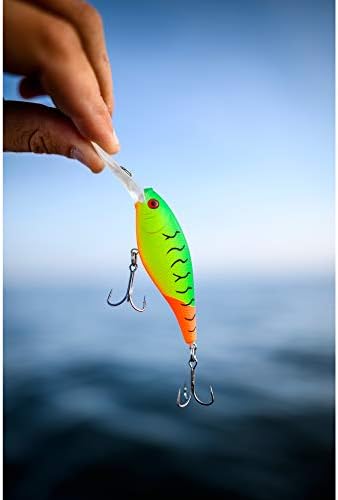 Berkley Flicker Shad Fishing Lure, HD Smelt, 5/16 oz, 2 3/4in | 7cm Crankbaits, Size, Profile and Dive Depth Imitates Real Shad, Equipped with Fusion19 Hook - Image 3
