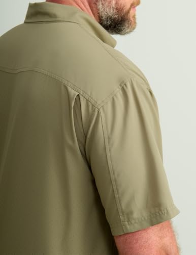 HUK Men's Tide Point Kc Scott Original Artwork Short Sleeve Shirt, Fishing Button Down - Image 5