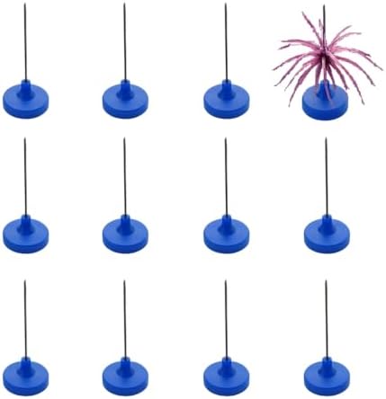 Universal Soft Bait Storage Holder System, Vertical Suspension Pin Design for Urchin & Dice Lures, Prevents Tentacle Deformation and Color Bleeding, 12 Pack (blue) by Unknown