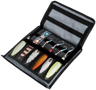 Nomad Design Jig Wallet - Fishing Lure Organizer with Hook Mesh Storage System, 12 individual mesh pockets Waterproof Jig Storage Bag with Optional Insert Sleeve - Image 3