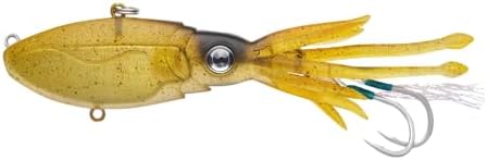 Nomad Design Original Squidtrex Patented Vibrating Fishing Lure - TPE Soft Plastic Lure Bait for Saltwater with Strong BKK Assist Hooks, Fishing Bait that Catches Many Species by NomadDesign