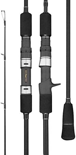 GooFish® Solid Nano Tech Blank Series-Matte Black Fuji Setting Size 6'6 Saltwater Slow Pitch Jigging Rod by GOOFISH%C2%AEROD