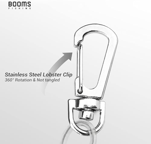 Booms Fishing T04 Fishing Lanyards Fishing Tool/Pole Safety Coil Lanyard Retractable Wire Inside Tup Cover - Image 6