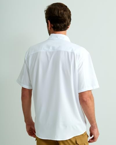 HUK Men's Tide Point Kc Scott Original Artwork Short Sleeve Shirt, Fishing Button Down - Image 2