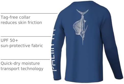 Palmyth Fishing Shirts for Men Long Sleeve UPF 50+ T Shirt Sun Protection - Image 4